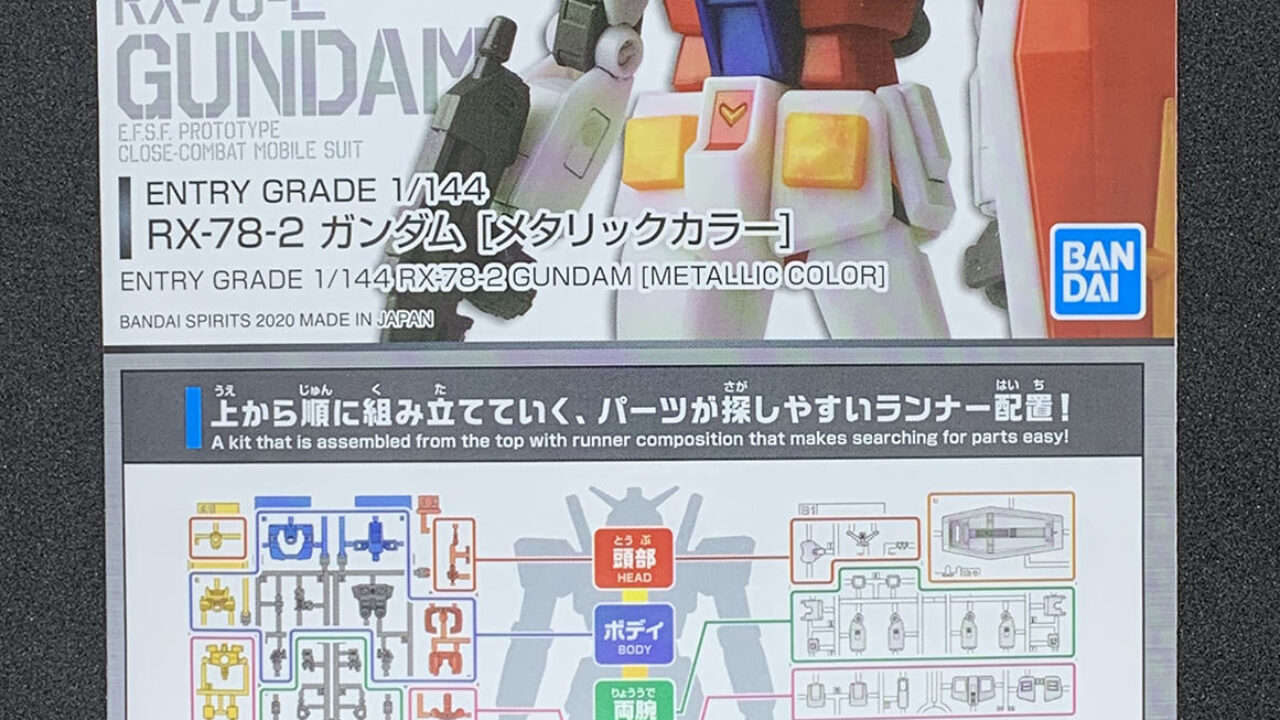 レビュー]ガンプラ入りラウンドBOX（ENTRY GRADE ガンダム） - こねこ